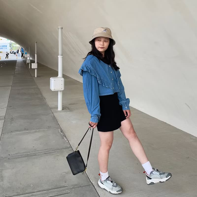 挺版漁夫帽可拆式帽繩 - 伸懶腰貓咪款 生日禮/情人禮