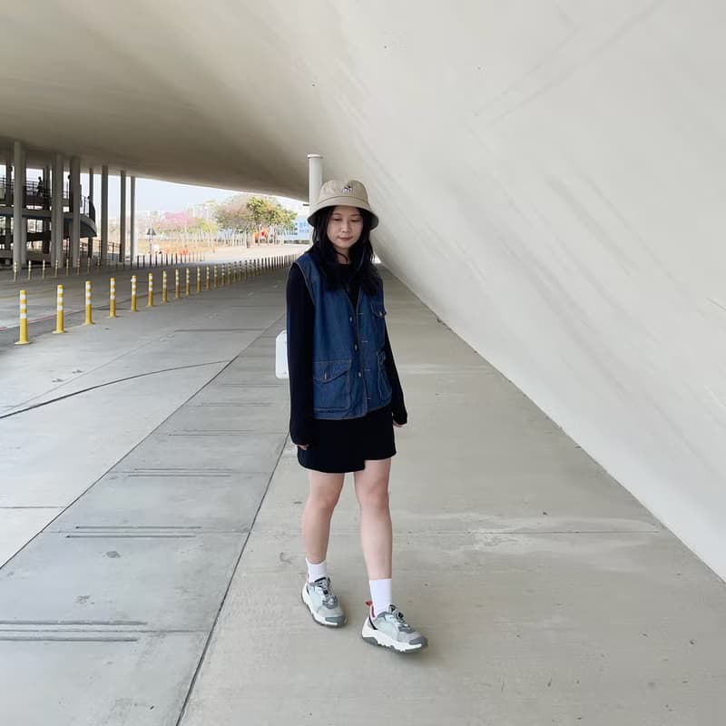 挺版漁夫帽可拆式帽繩 - 伸懶腰貓咪款 生日禮/情人禮