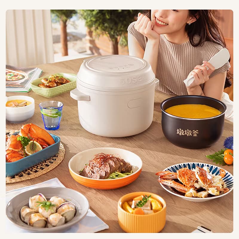 【免運】善思電飯煲家用3L升3-4-6人多功能小型電飯鍋