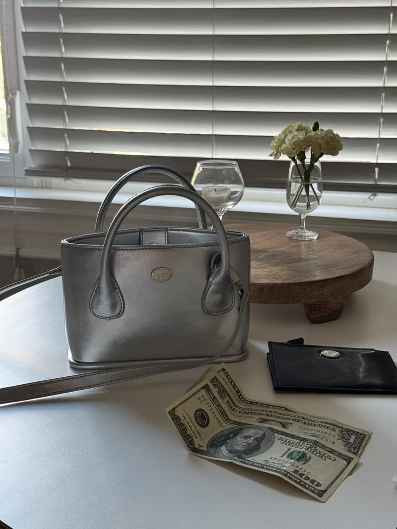 韓國 The Ally | Rudy Bag | 銀色 | 斜背包