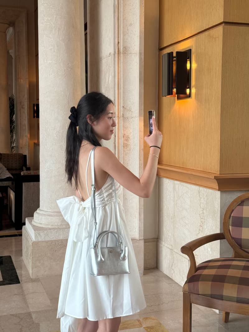 韓國 The Ally | Rudy Bag | 銀色 | 斜背包