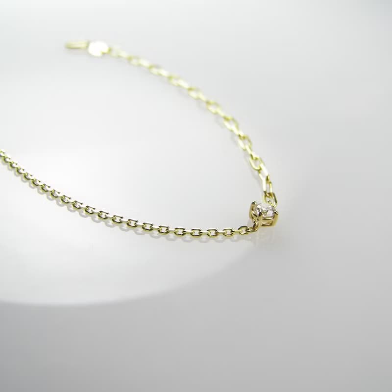 正18K金 黃K金 鑽石 手鍊 訂製款