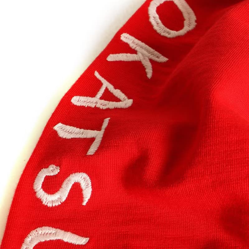 江戶勝 日系 童裝 經典大LOGO連帽拉T外套(紅色)