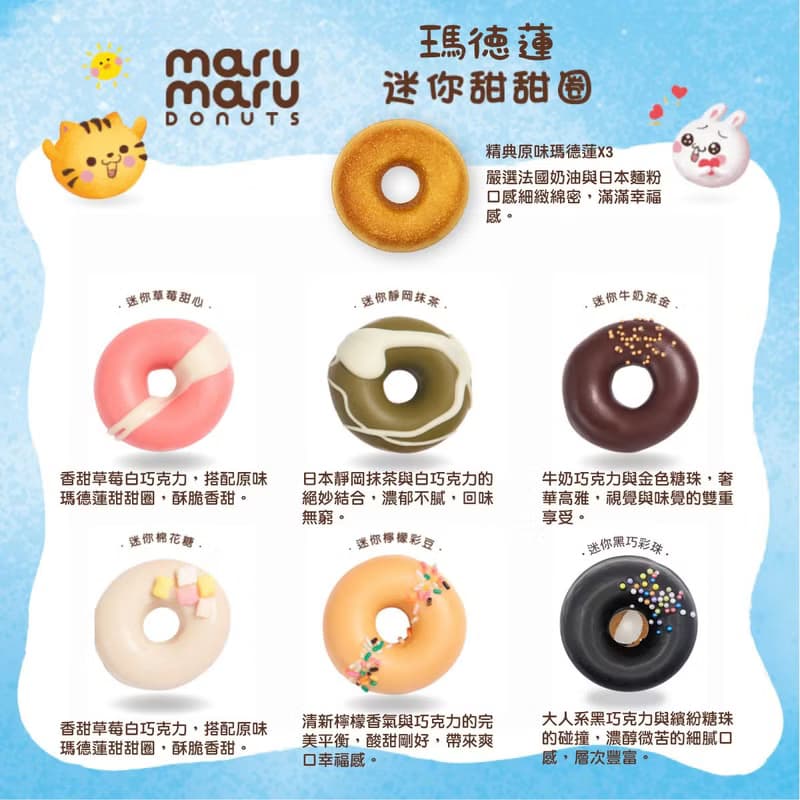 【端午禮盒】企業送禮當我們丸在一起法式瑪德蓮甜甜圈禮盒畢業禮