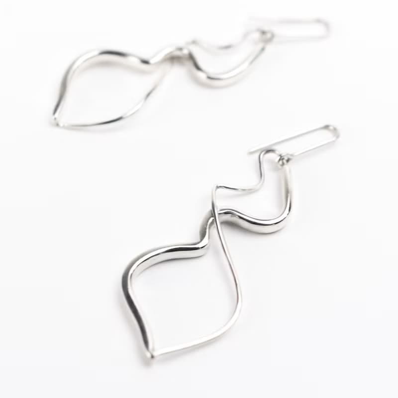 動物戰甲純銀耳環 手工製作・自然靈感・單一設計款