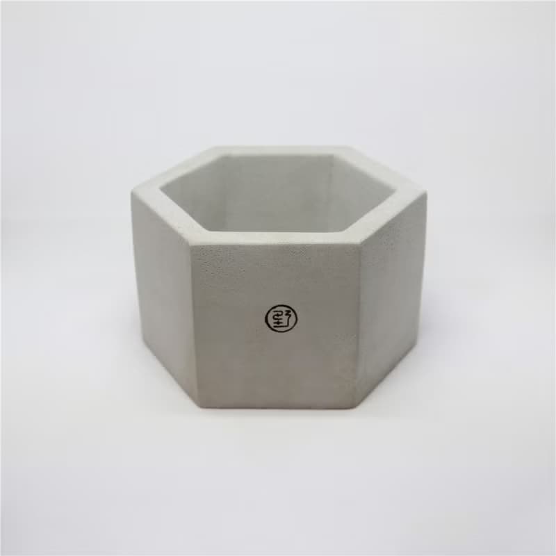 【野草不野】特大六邊 / 水泥盆器