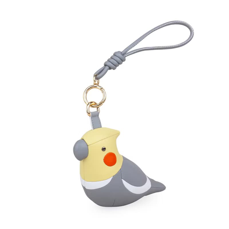 【吊飾】玄鳳鸚鵡  Cockatiel 動物造型掛飾l 包袋掛飾 生日禮