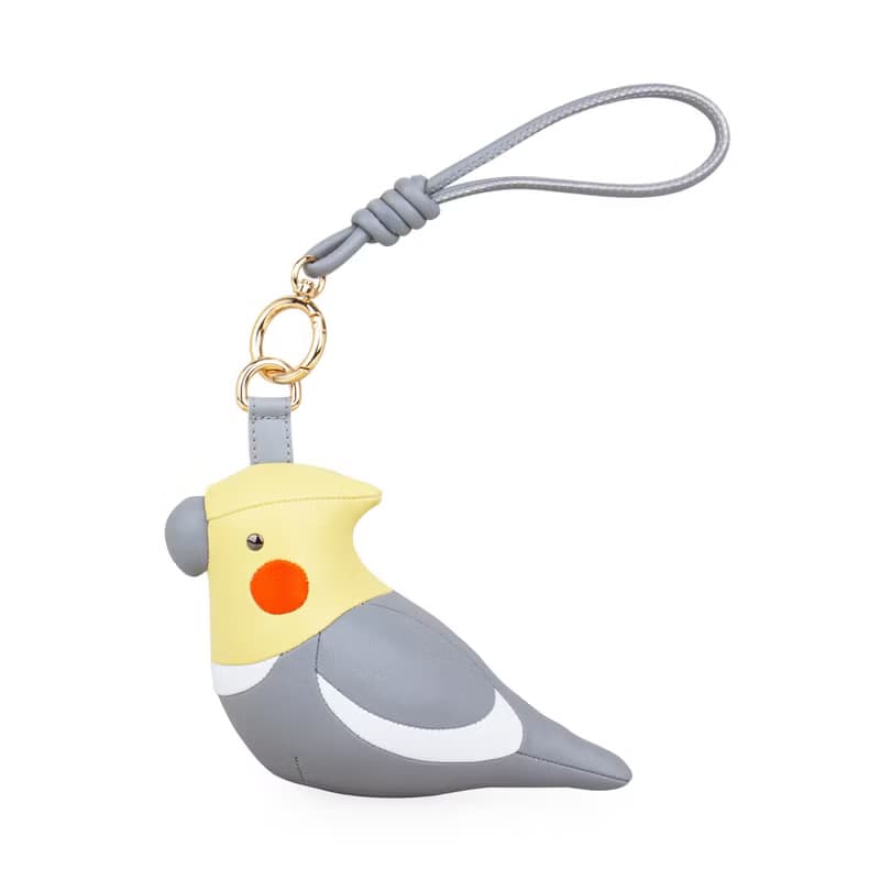 【吊飾】玄鳳鸚鵡  Cockatiel 動物造型掛飾l 包袋掛飾 生日禮