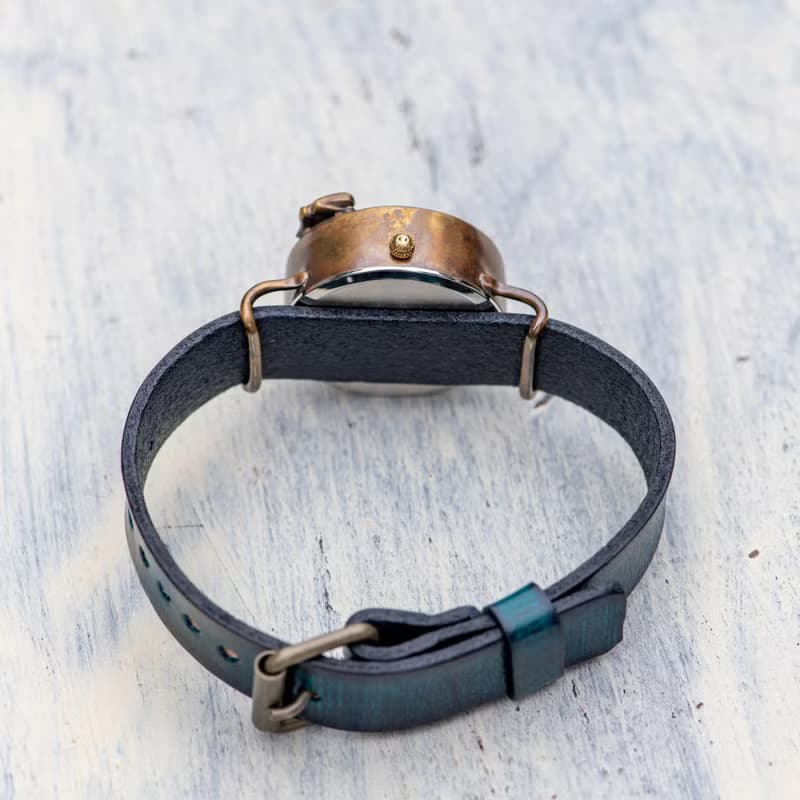 窺視著池面的青蛙 手錶 M 極光