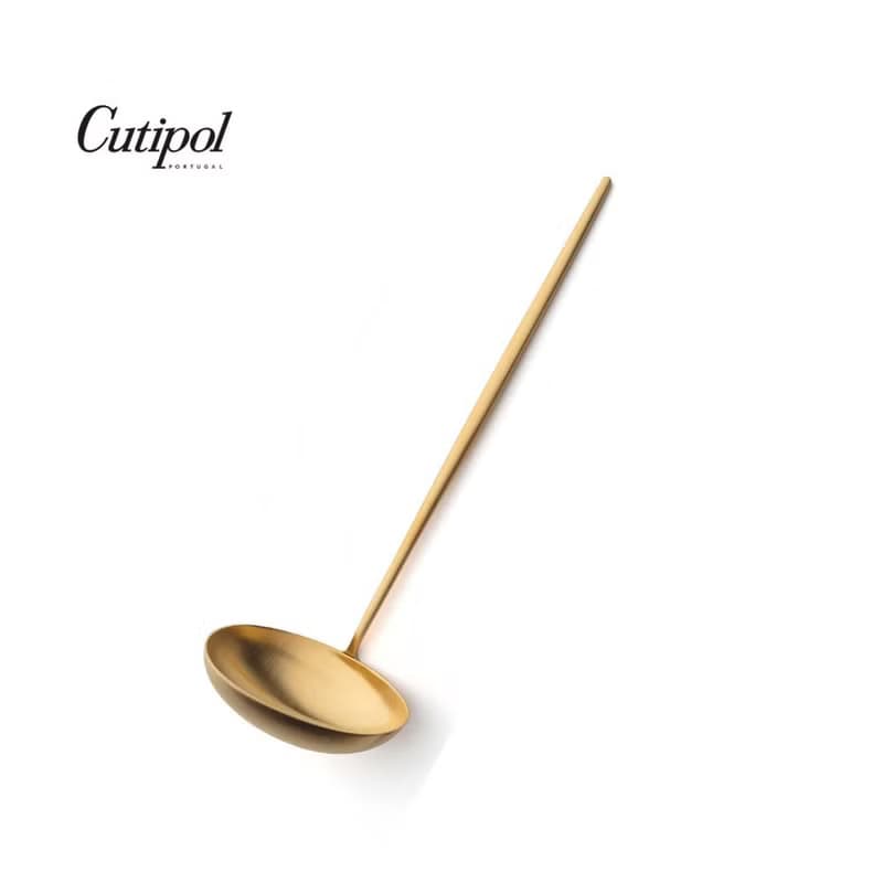 葡萄牙 Cutipol MOON霧金霧面不銹鋼 27CM大湯勺