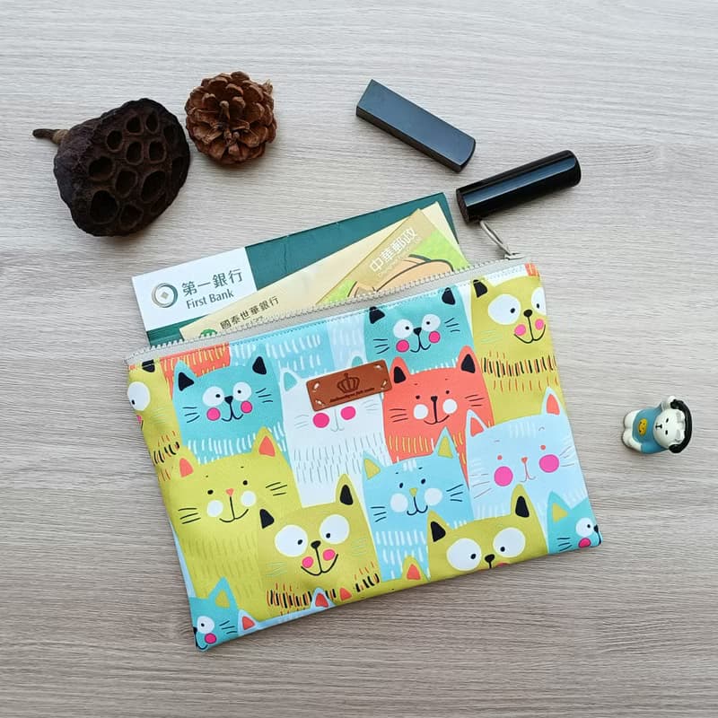 【存摺包】手機充電器袋/貓咪