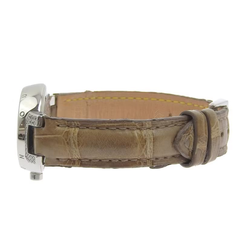 【日本直送】ルイ・ヴィトン LOUIS VUITTON タンブール 腕時計 フォーエバー Q121P クオーツ シルバーシェル文字盤 レディース【中古】