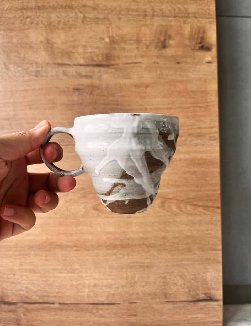 流白 咖啡杯 二二零 | 陶器皿