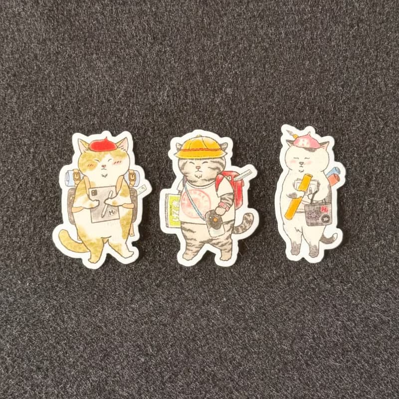Arts Club Sticker Set — Hairball Social Club
