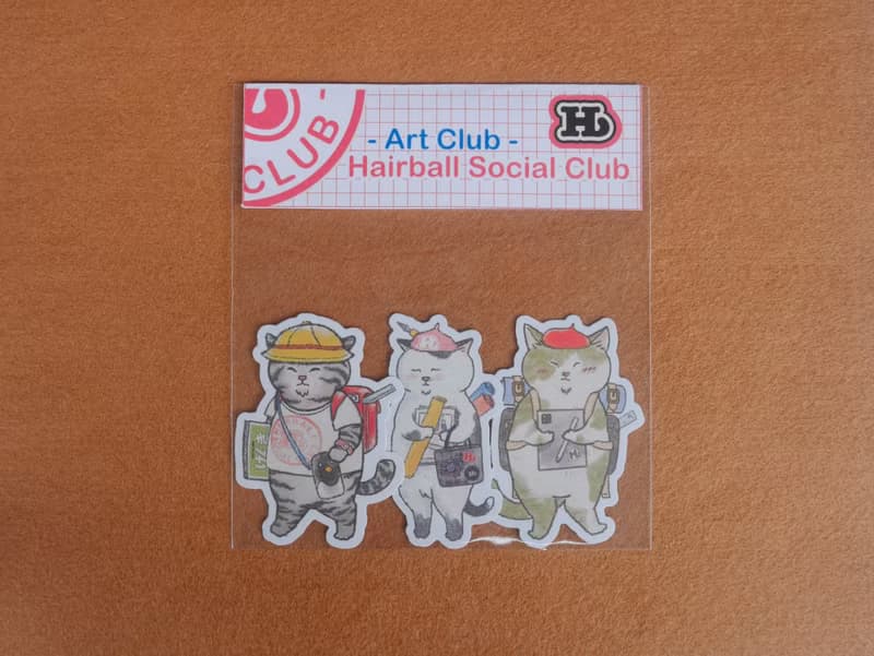 Arts Club Sticker Set — Hairball Social Club