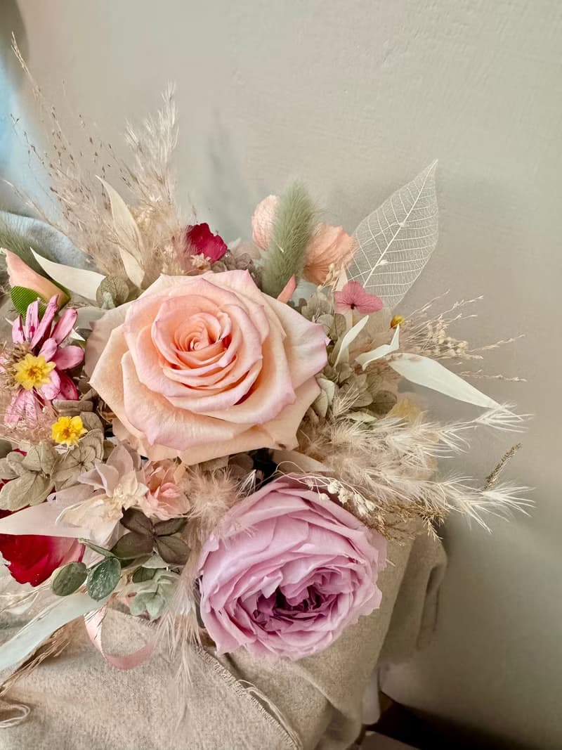 【體驗】母親節古典桌花 / 浪漫花束感風格 /古典油畫風格
