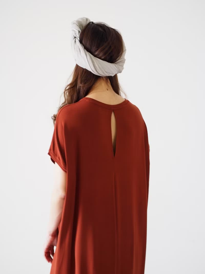 ByTheSea Sleeve-in Caftan with Back Slit - Chocolate