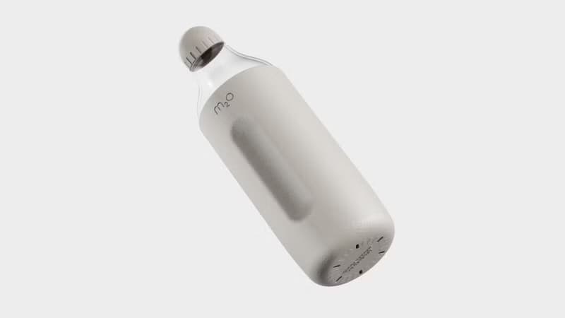 m2o彎頸水樽/水瓶/便攜水杯750ml-硅膠套-冷霧灰-Michael Young