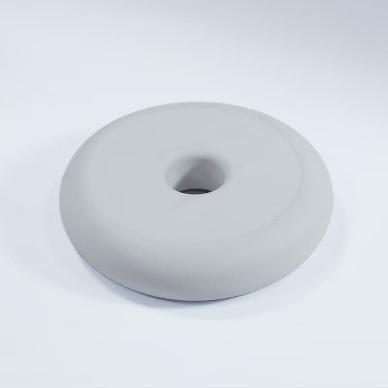小白原礦 I 白鹽燈 I 清水模 I 原色甜甜圈底座 I 招財