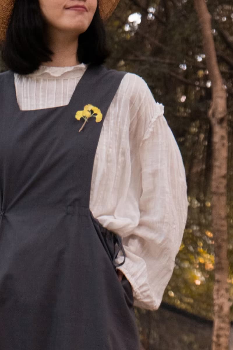 情人節禮物 銀杏葉 蕾絲線繡微鉤胸針 秋意濃自然風胸針