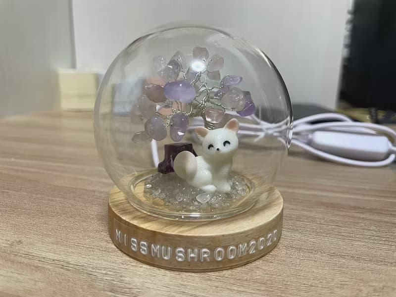 訂製送專屬文字 | 水晶樹系列微景觀水晶球燈 | 可愛 | 居家燈飾
