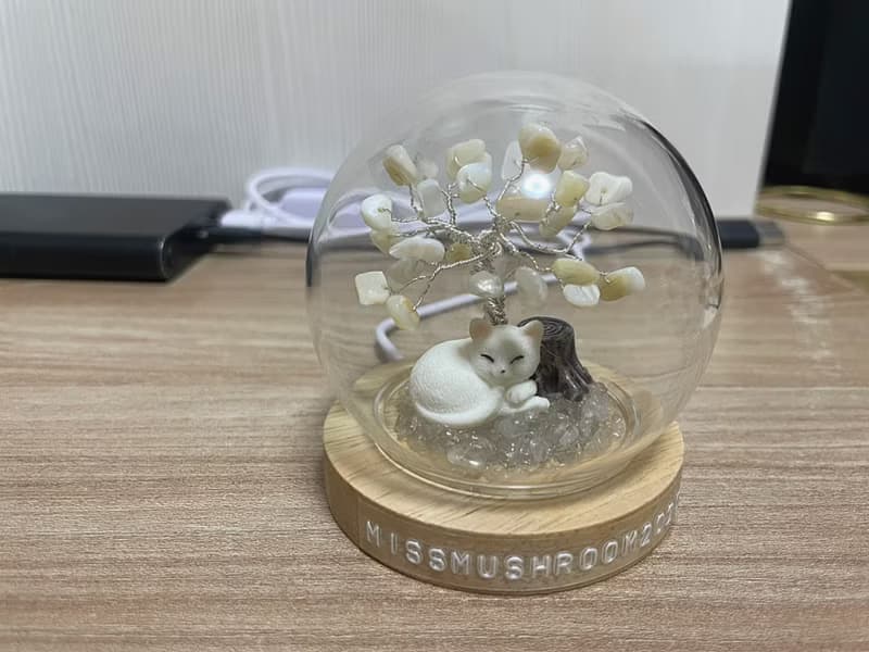 訂製送專屬文字 | 水晶樹系列微景觀水晶球燈 | 可愛 | 居家燈飾