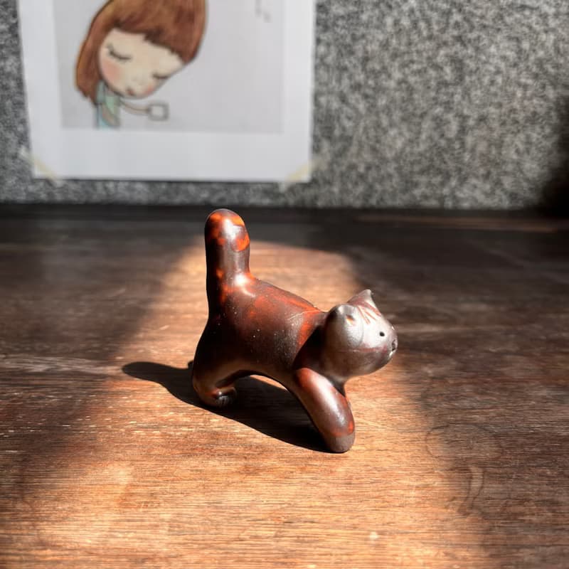 徐徐前進⋯玳瑁貓 / 陶