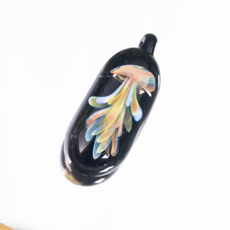 水母膠囊頸鍊(有底色)