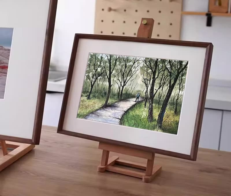 一個人的自在 | 療癒水彩系列 水彩原畫