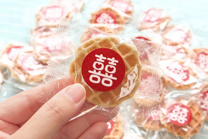 小囍餅-手燒煎餅-婚禮小物 單包裝 喜氣 小餅乾 點心 送客 結婚