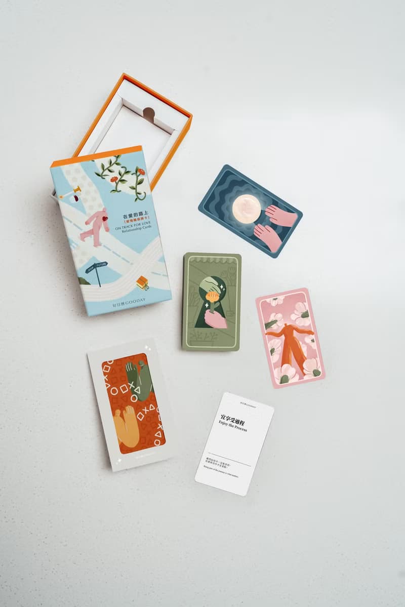 好日曆 在愛的路上 愛情關係牌卡