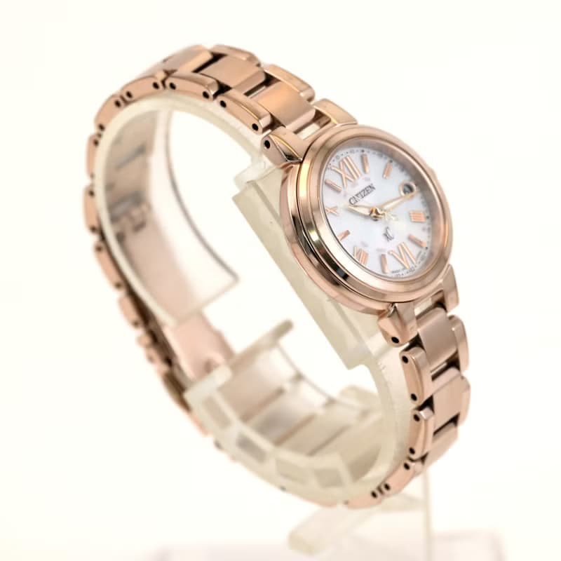 送料無料 CITIZEN シチズン Xc クロッシー basic collection ES9435-51A 女性用 電波ソーラー腕時計 手錶