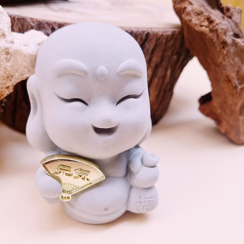 【送禮 好禮】好運降臨 彌勒佛 好神保佑 擴香石系列  交換禮物