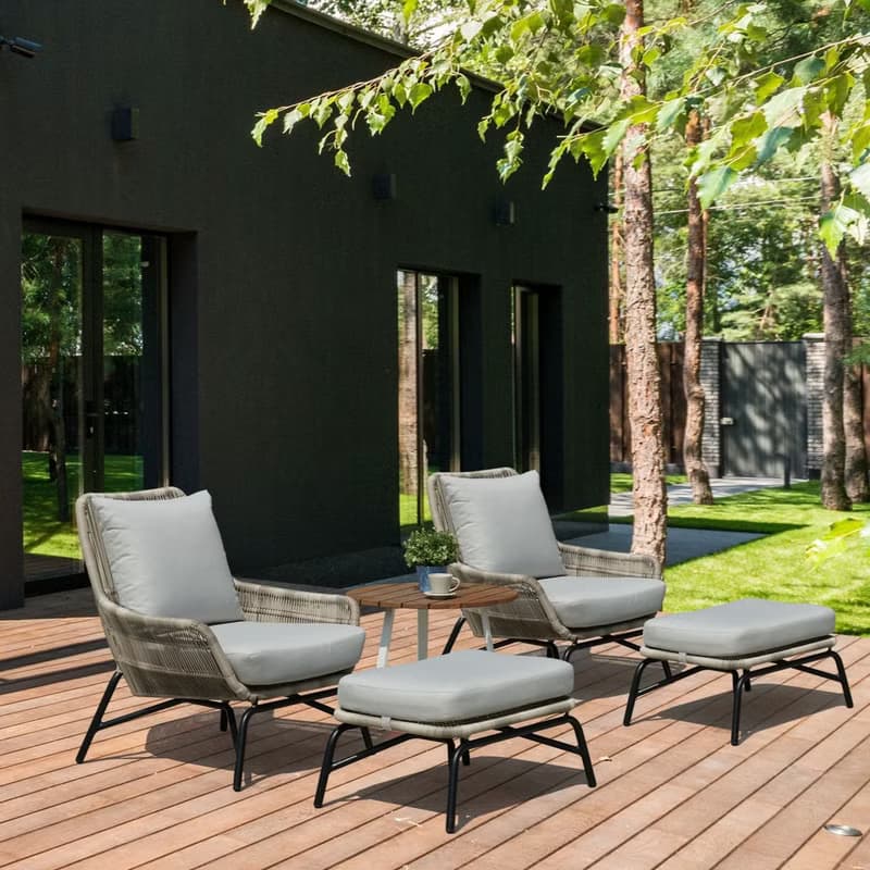 戶外藤編單人沙發椅 普林斯手工編織 塑藤陽台休閒椅 防水耐曬