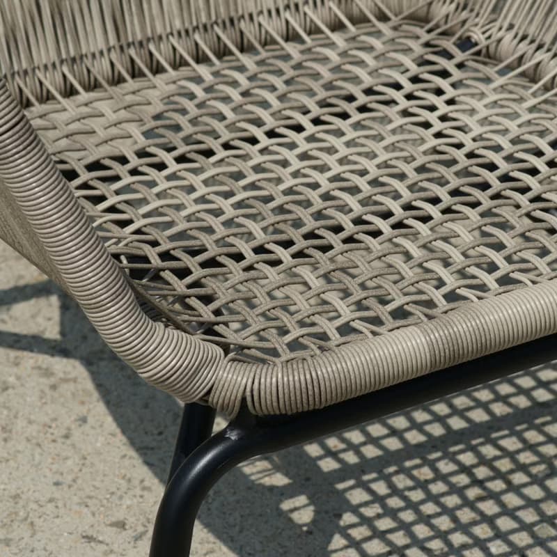 戶外藤編單人沙發椅 普林斯手工編織 塑藤陽台休閒椅 防水耐曬