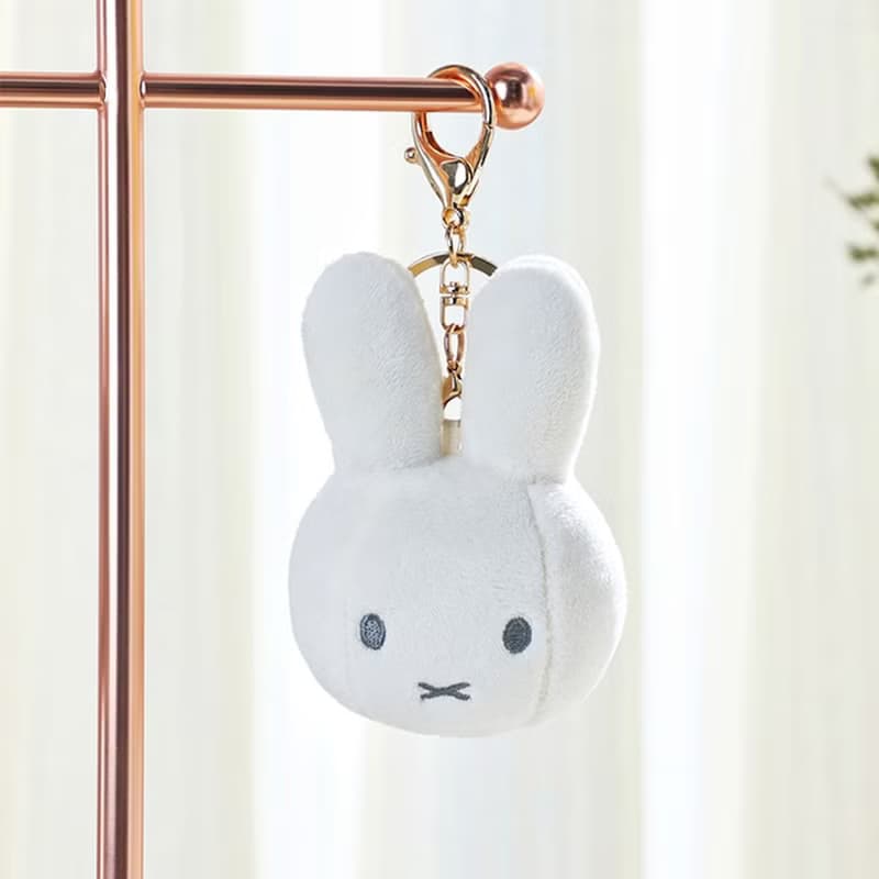 miffy 水晶超柔掛飾 - 白色