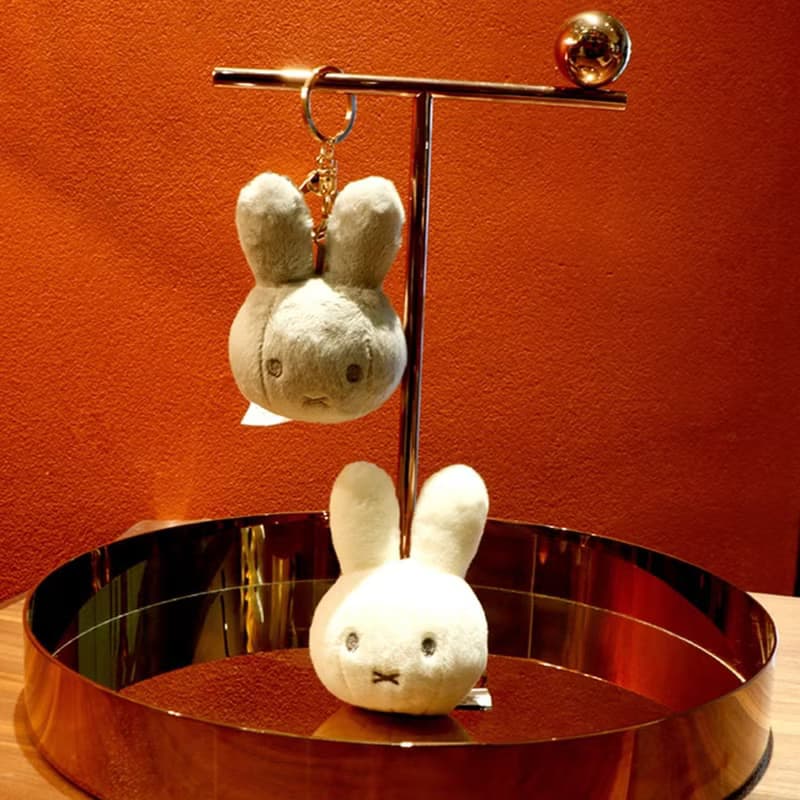 miffy 水晶超柔掛飾 - 白色
