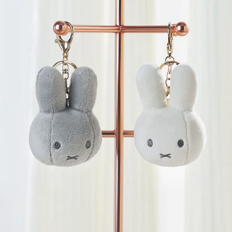 miffy 水晶超柔掛飾 - 白色
