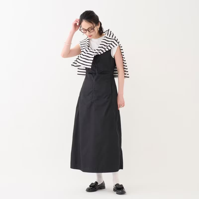 DECO (BLACK)  PVC LOAFER / RAIN SHOES リボンローファー