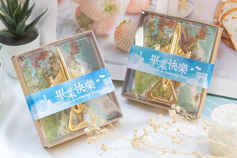 畢業快樂 復古飛機開瓶器(滿百份免費印名字) 畢業禮物 學校活動