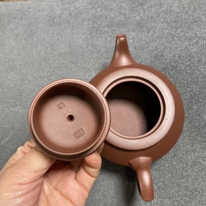 送禮紫砂壺茶壺汉云 实拍细节 紫泥 240ml