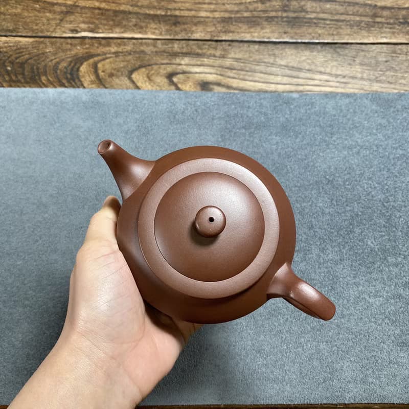 送禮紫砂壺茶壺汉云 实拍细节 紫泥 240ml