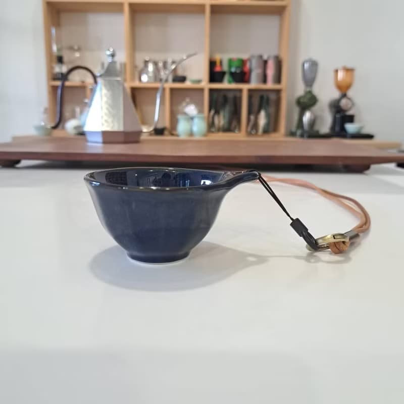 湛放藍掛繩式角面兩怡品飲杯 專利設計 端午節禮物 禮物