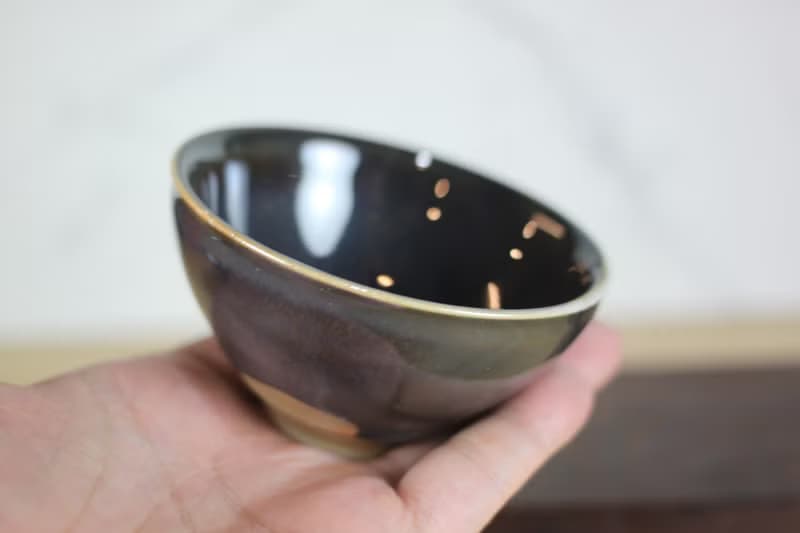 【送禮好物】120ml 天目釉 柴燒茶杯 茶碗 鶯歌名家葉敏祥作品