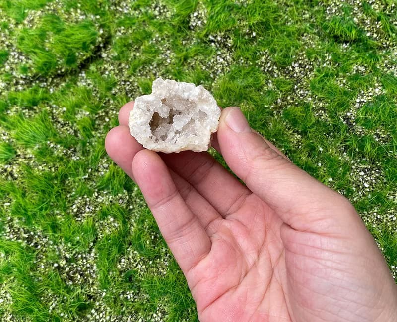 可愛紫晶鎮x可愛白晶洞能量套組 消磁 淨化 招財 辦公室風水 療癒