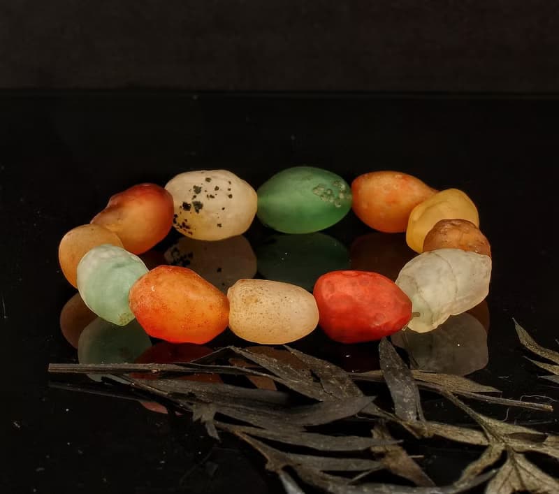 阿拉善原石瑪瑙手鍊-2  ( Alashan Rocks Bracelet-2 )