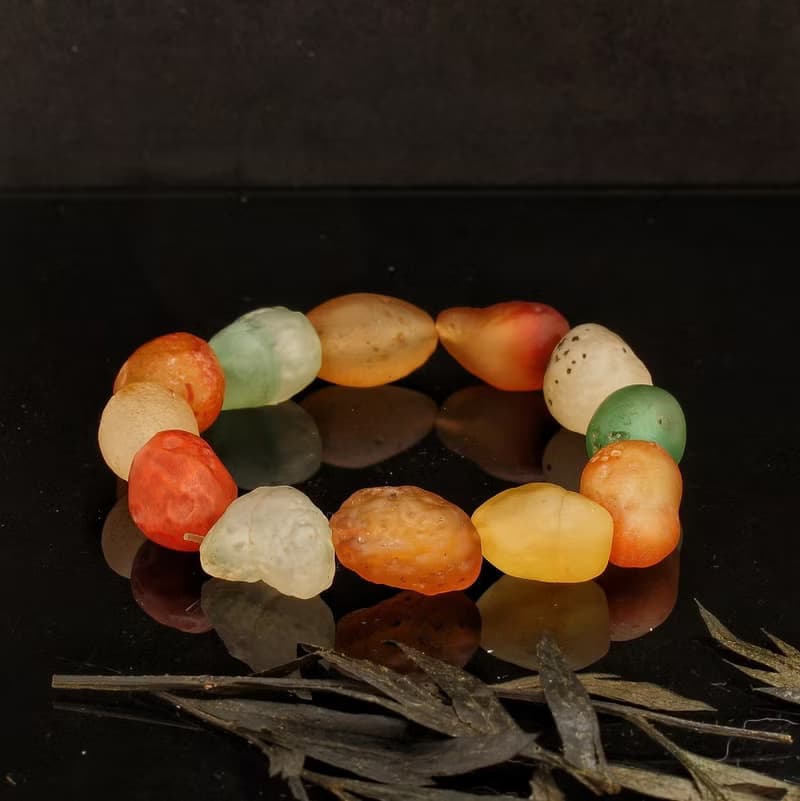 阿拉善原石瑪瑙手鍊-2  ( Alashan Rocks Bracelet-2 )