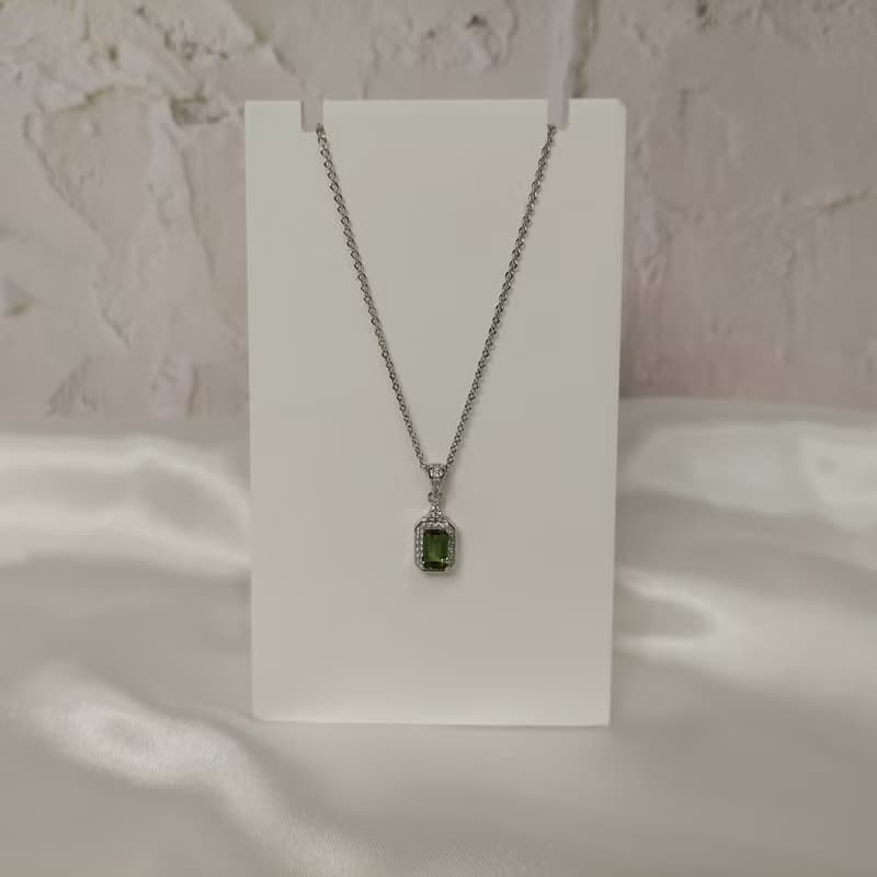 天然綠碧璽項鍊