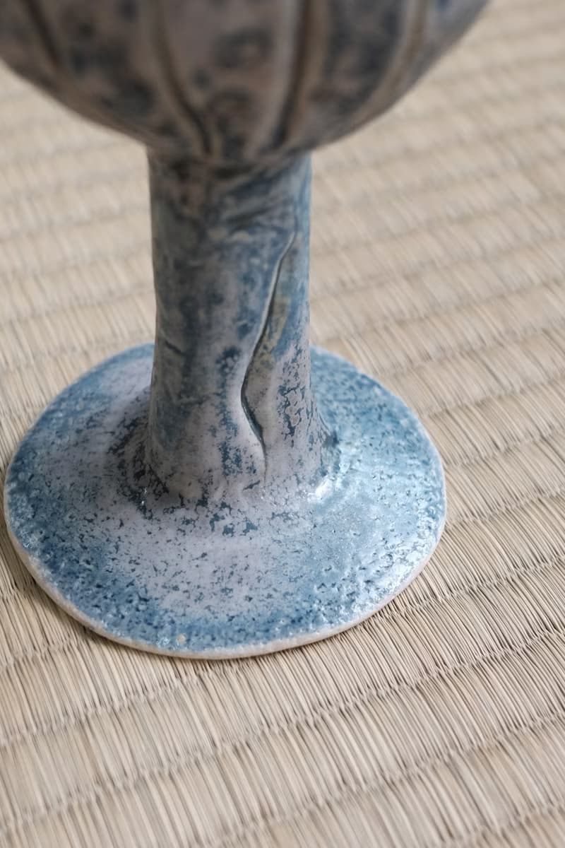 【藍色酒杯】手作陶杯/器