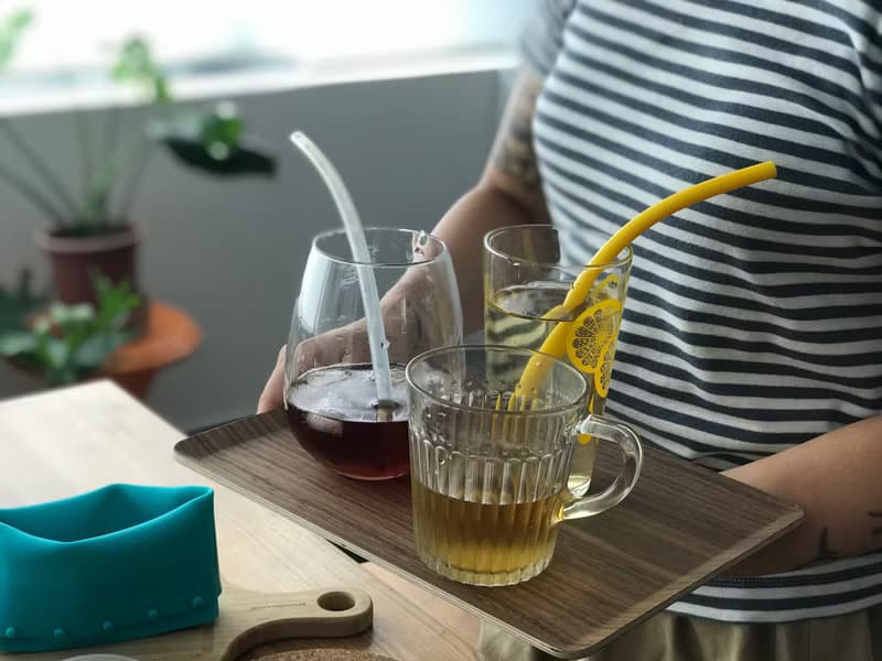 加拿大LUUMI Straws矽膠吸管組 兩入組